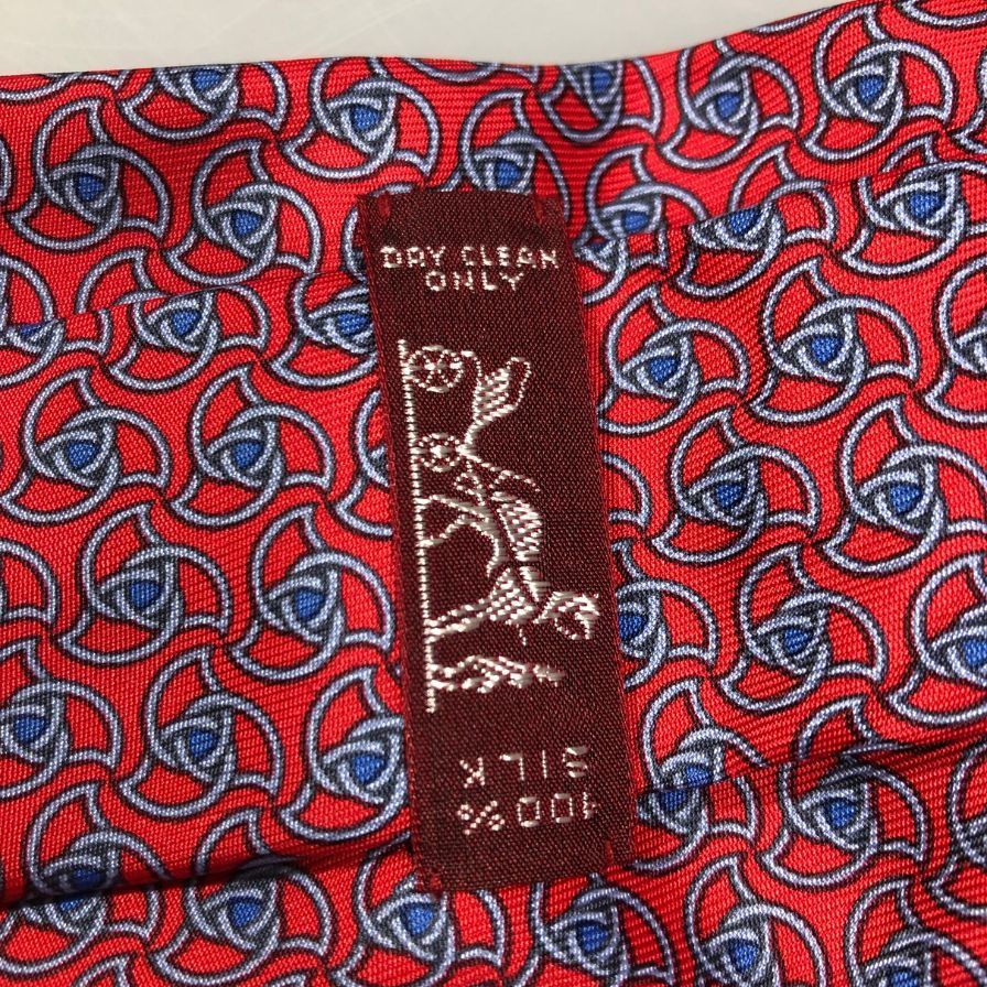 エルメス ネクタイ 総柄 プロペラ柄 シルク レッド系【AFI6】 エルメス ネクタイ 総柄 プロペラ柄 シルク レッド系【AFI6】 - メルカリ