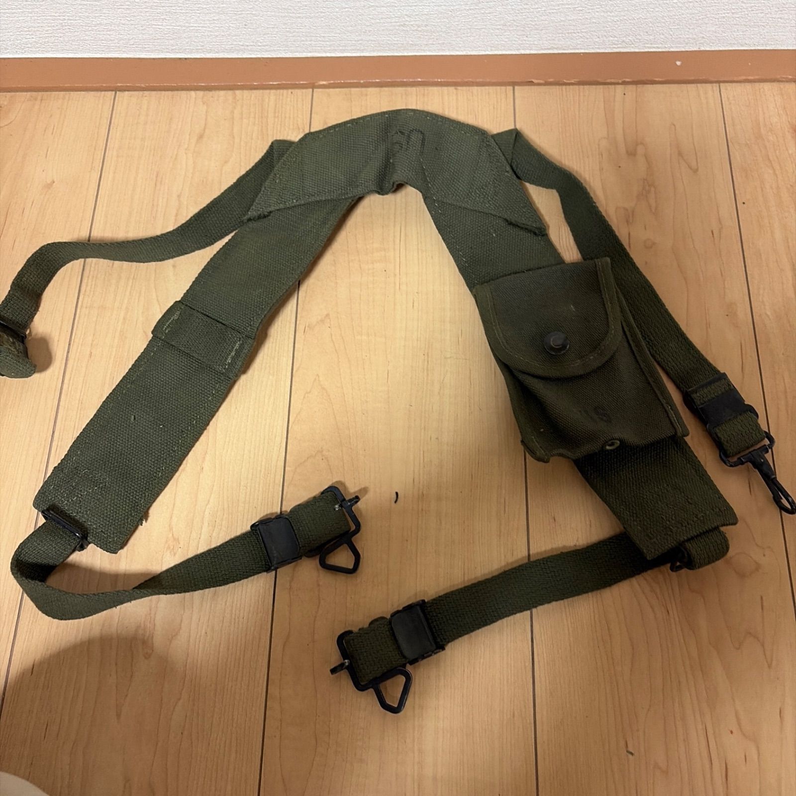 オリーブグリーン キャンバス ハーネス