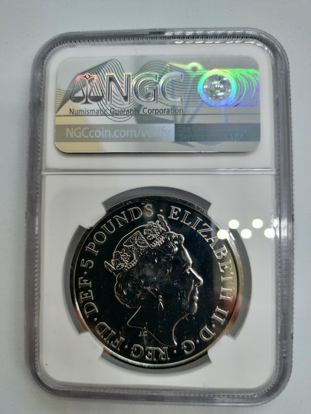 NGC MS69DPL 2022 チューダービースト イングランドのライオン 130354-103-
