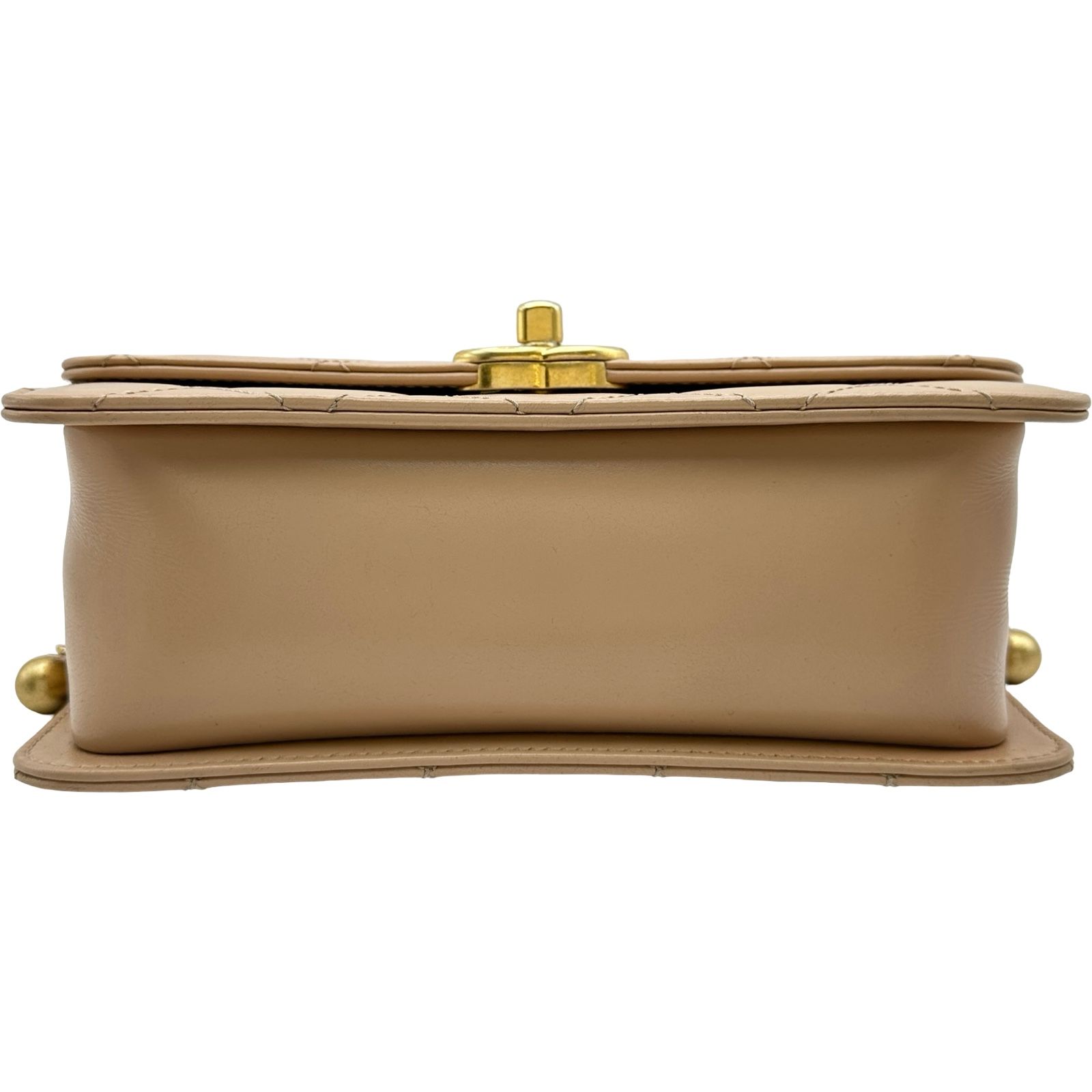 シャネル CHANEL マトラッセミニフラップバッグ AS2615 ベージュ
