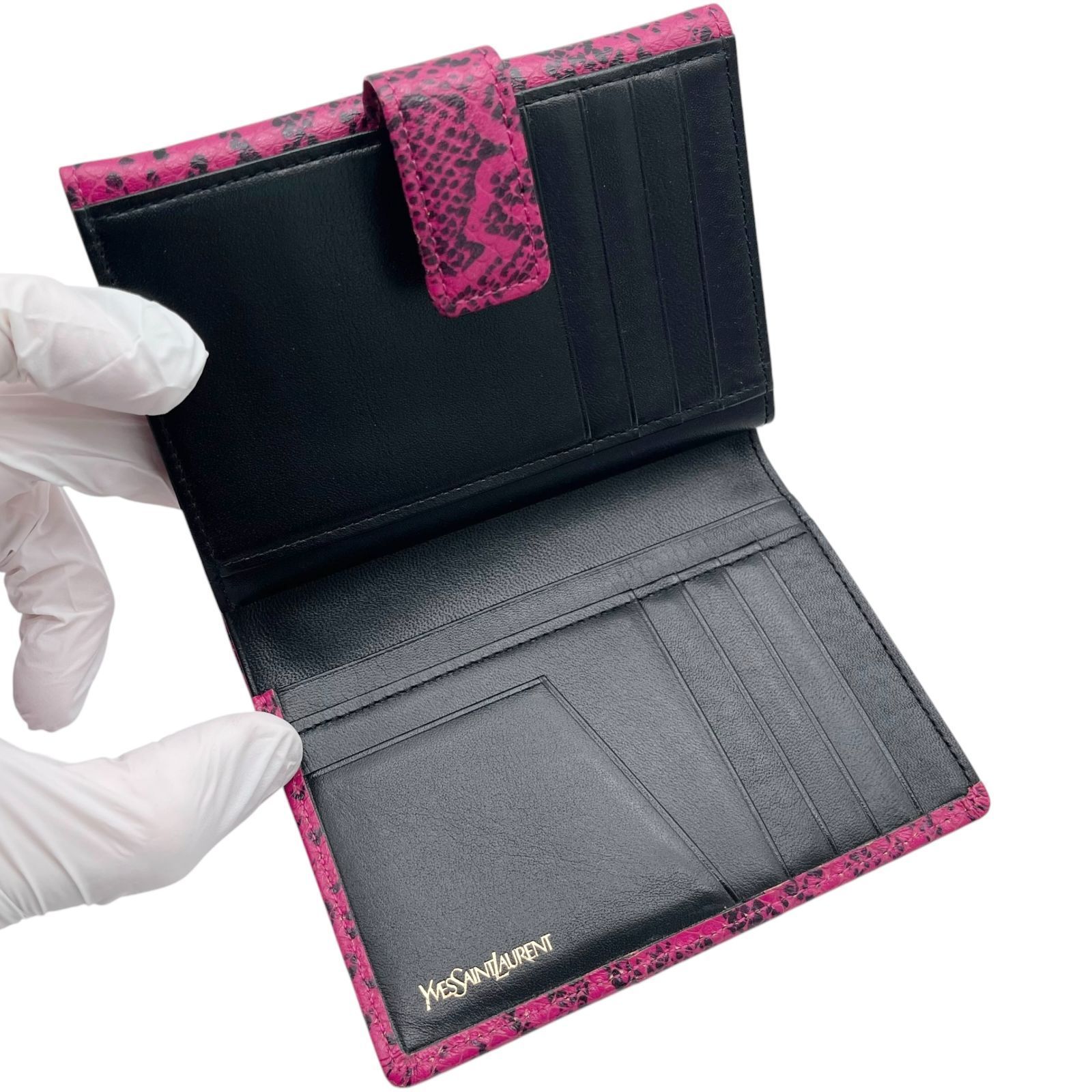 Yves Saint Laurent イヴ・サンローラン 二つ折り財布 ウォレット