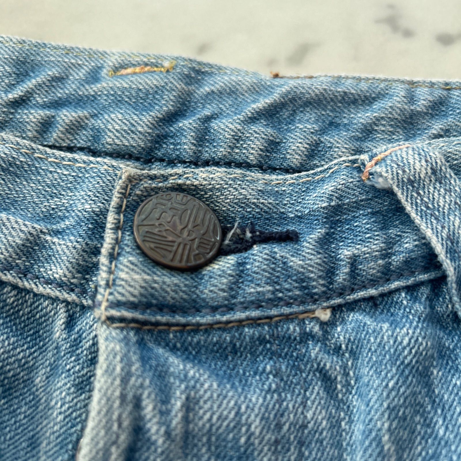 デニム・ジーンズ レア EVISU Yamane エビス ヤマネ 刺繍 デニム 