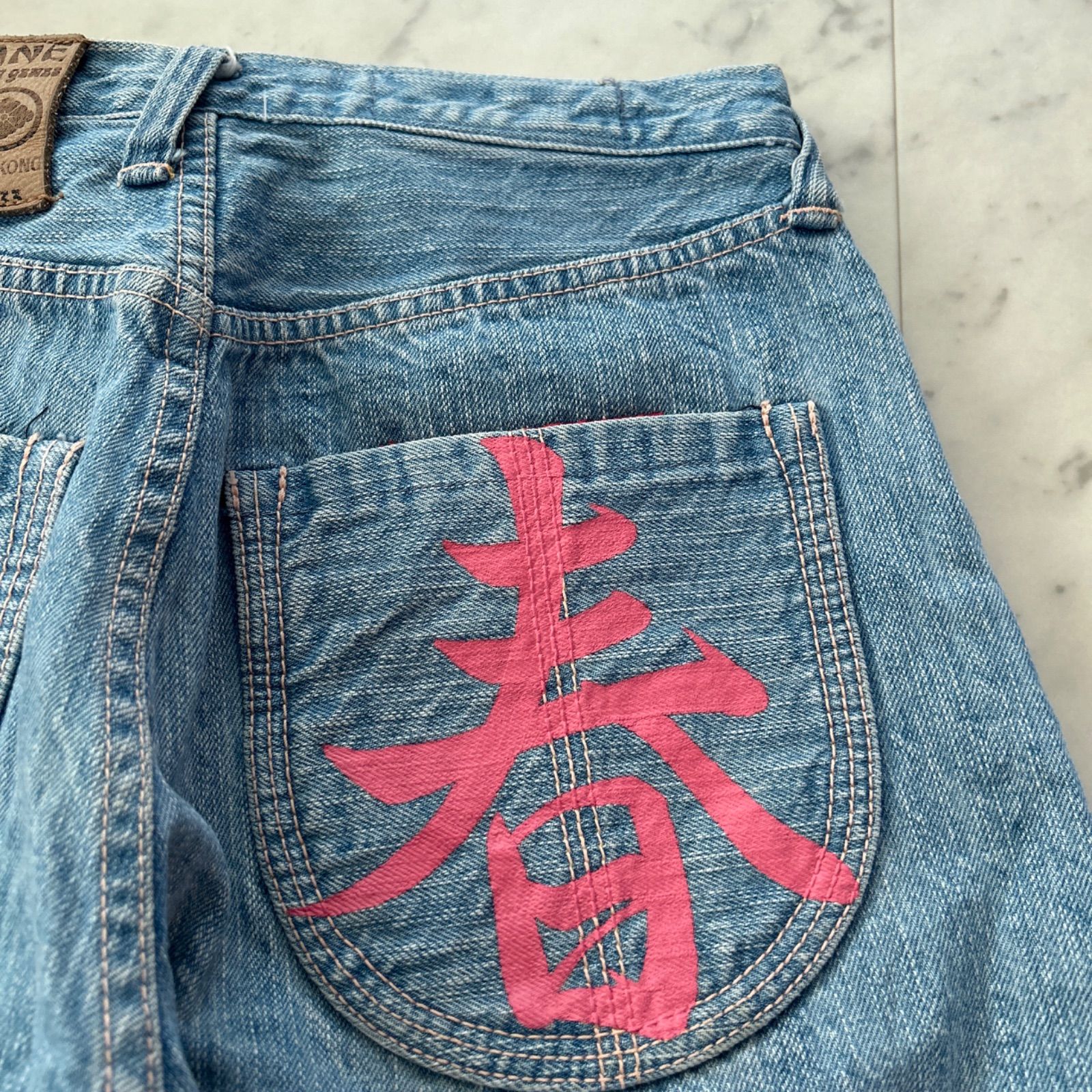 デニム・ジーンズ レア EVISU Yamane エビス ヤマネ 刺繍 デニム