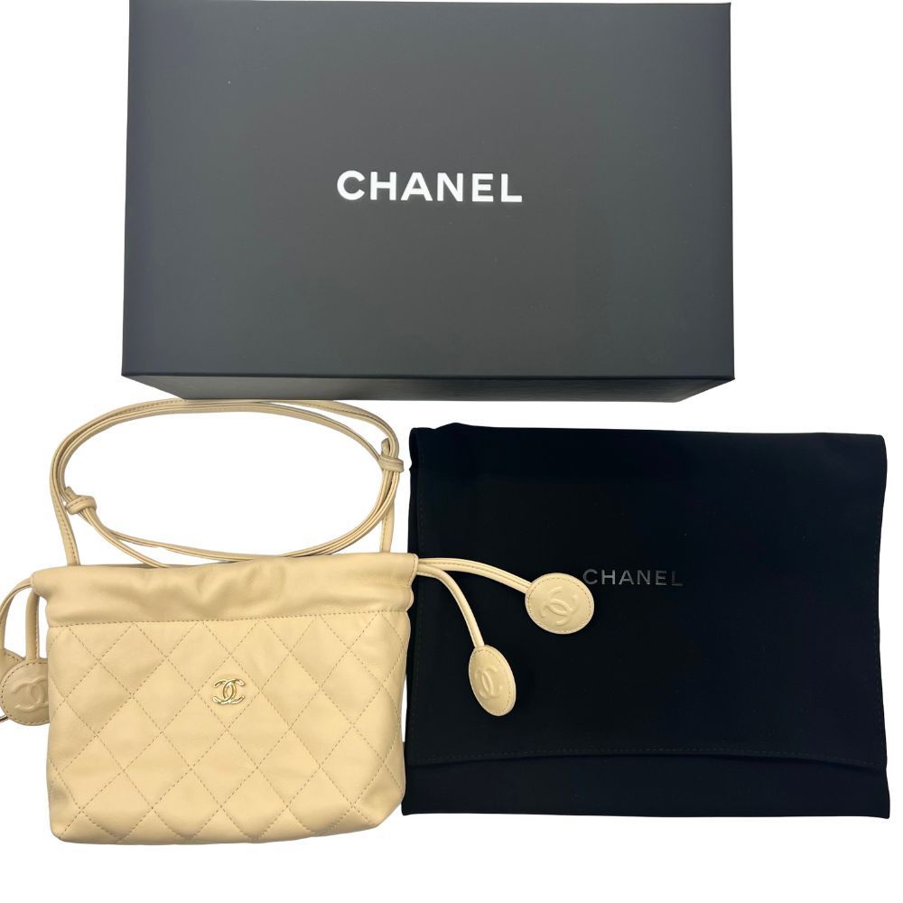 玉津店 中古】CHANEL シャネル マトラッセ ラムスキン ショルダー