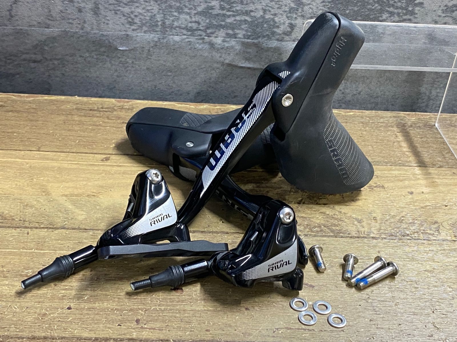 KA937 スラム SRAM ライバル RIVAL 1 ダブルタップレバー ブレーキキャリパー セット 1x11s 油圧
