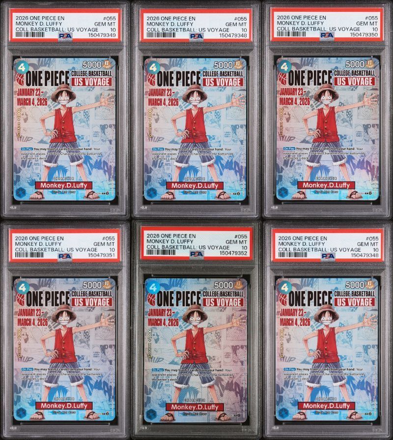 ワンピースカード バスケルフィ PSA10 6連番 - メルカリ