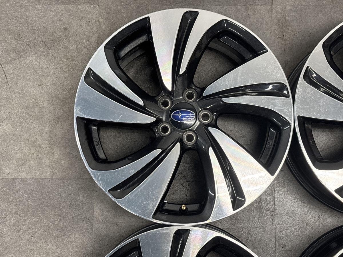 交換用に】スバル GT XV 純正 17in 7J +55 PCD100 4本セット レガシィ