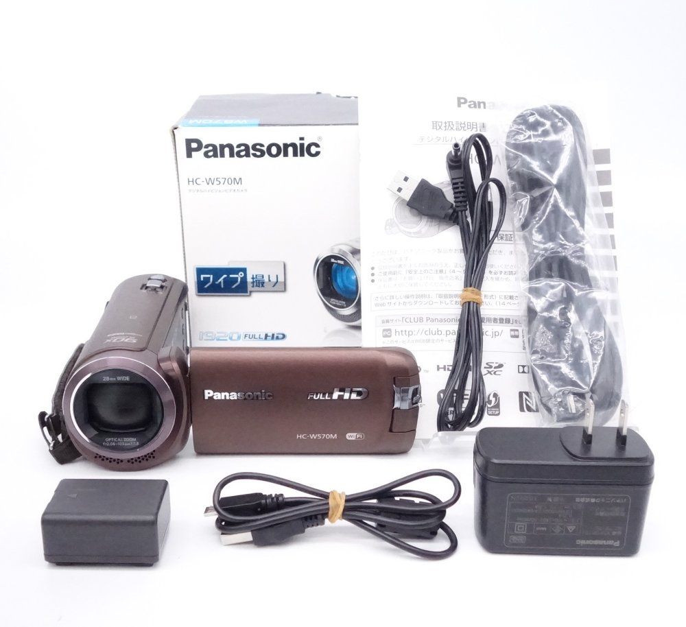 【美品】Panasonic HDビデオカメラ HC-W570M-T ブラウン パナソニック HC-W570M-T [ブラウン] 価格比較 - 価格.com
