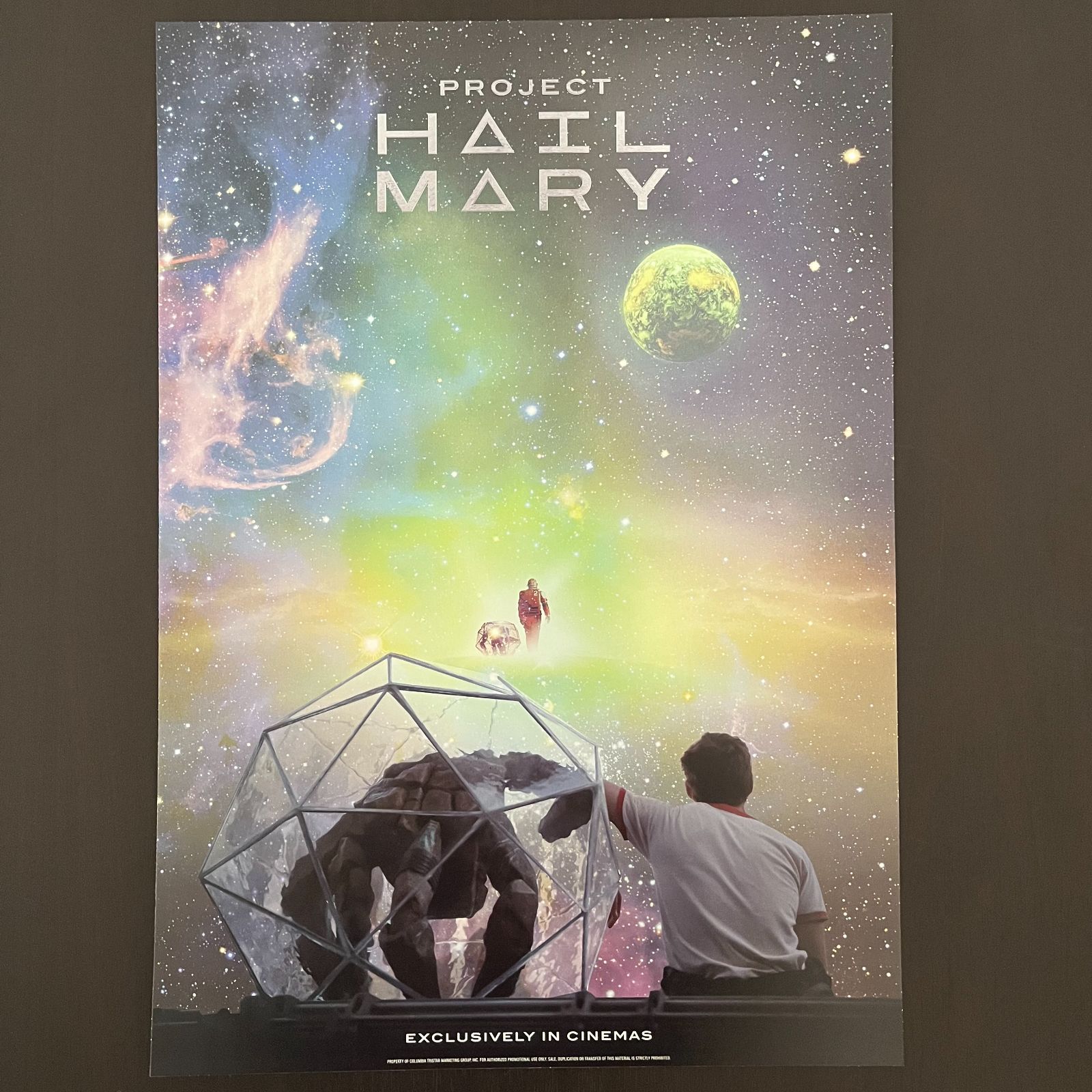 プロジェクト・ヘイル・メアリー A3サイズPETポスター 海外 限定 入場特典 プロジェクト・ヘイル・メアリー 入場者特典 A3ポスター 海外限定
