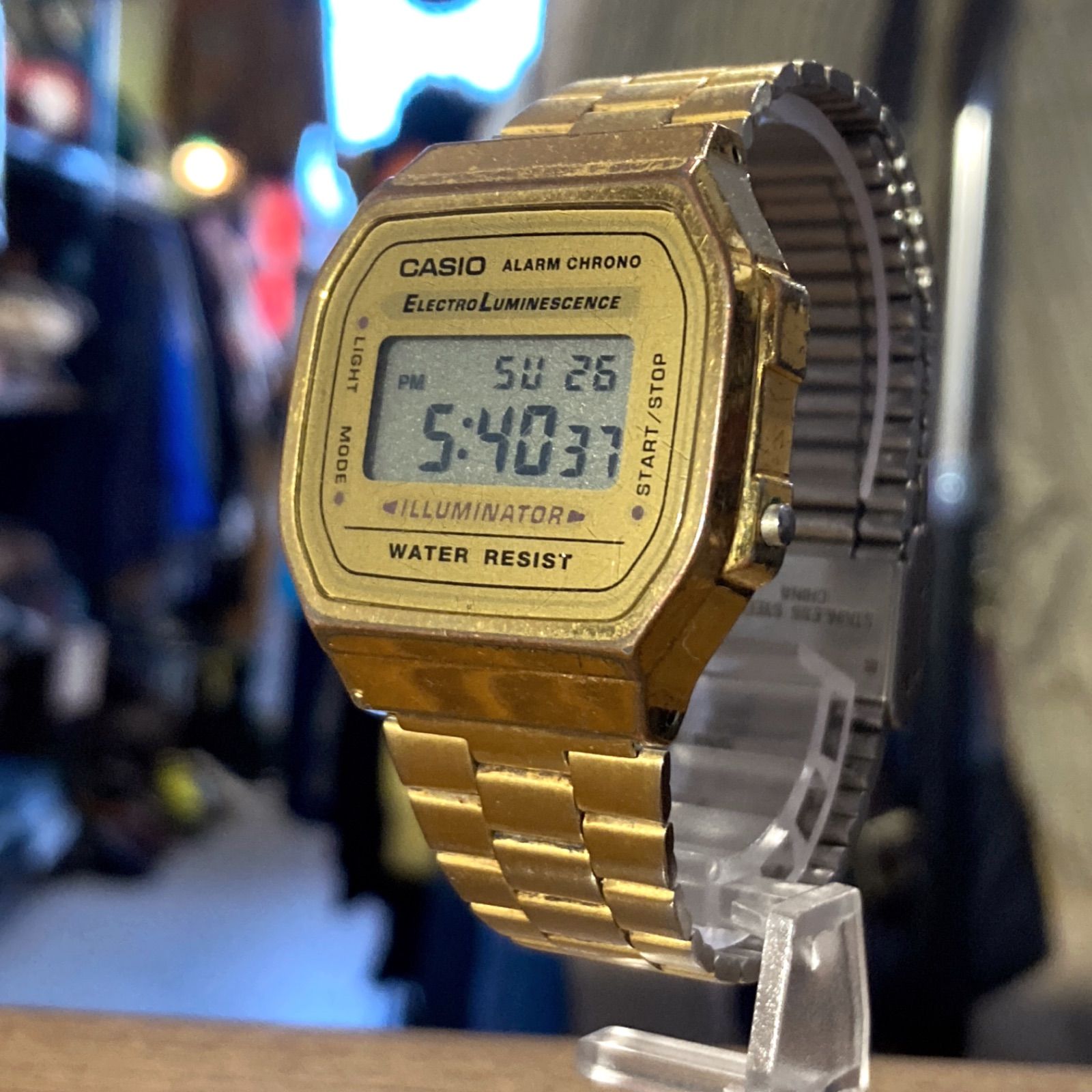 ☆CASIO A168 ゴールド デジタル腕時計☆ MP315) CASIO A168 チープ 