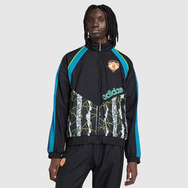 【送料無料・匿名配送】adidas Originals アディダス オリジナルス マンチェスターユナイテッド 1990 公式 復刻 トラックジャケット 黒 新品 正規品