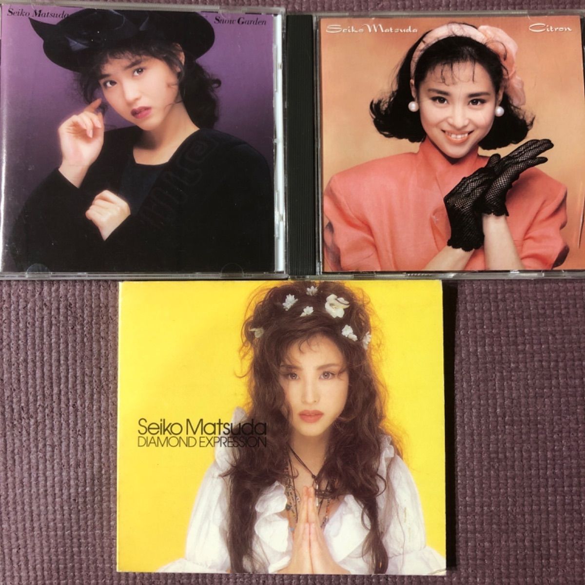 松田聖子アルバム3点『Snow Garden』『Citron』 『DIAMOND EXPRESSION