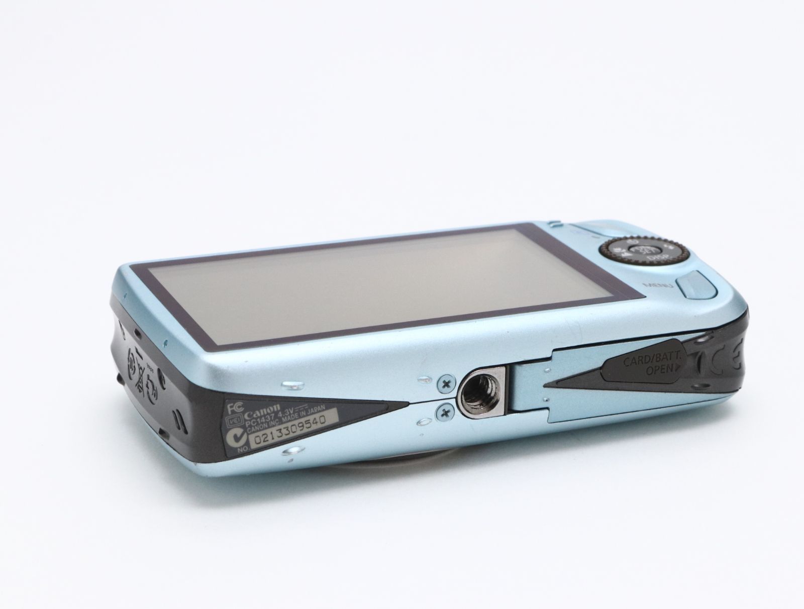 AB- (良品) Canon キヤノン IXY DIGITAL 930 IS ブルー 初期不良返品