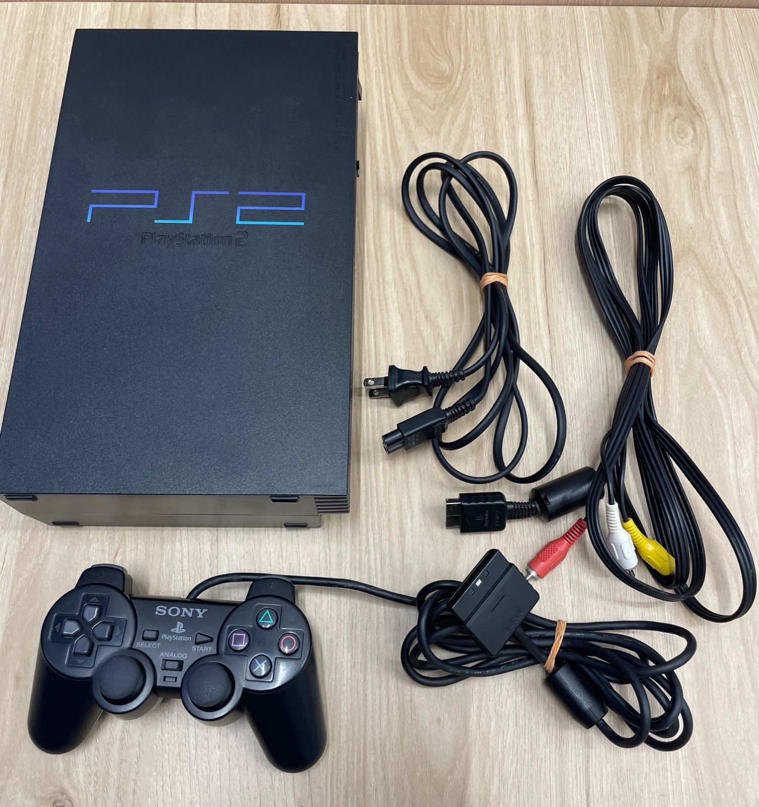 通電・トレイ開閉OK】PS2 本体 セット SCPH-30000 ブラック - メルカリ