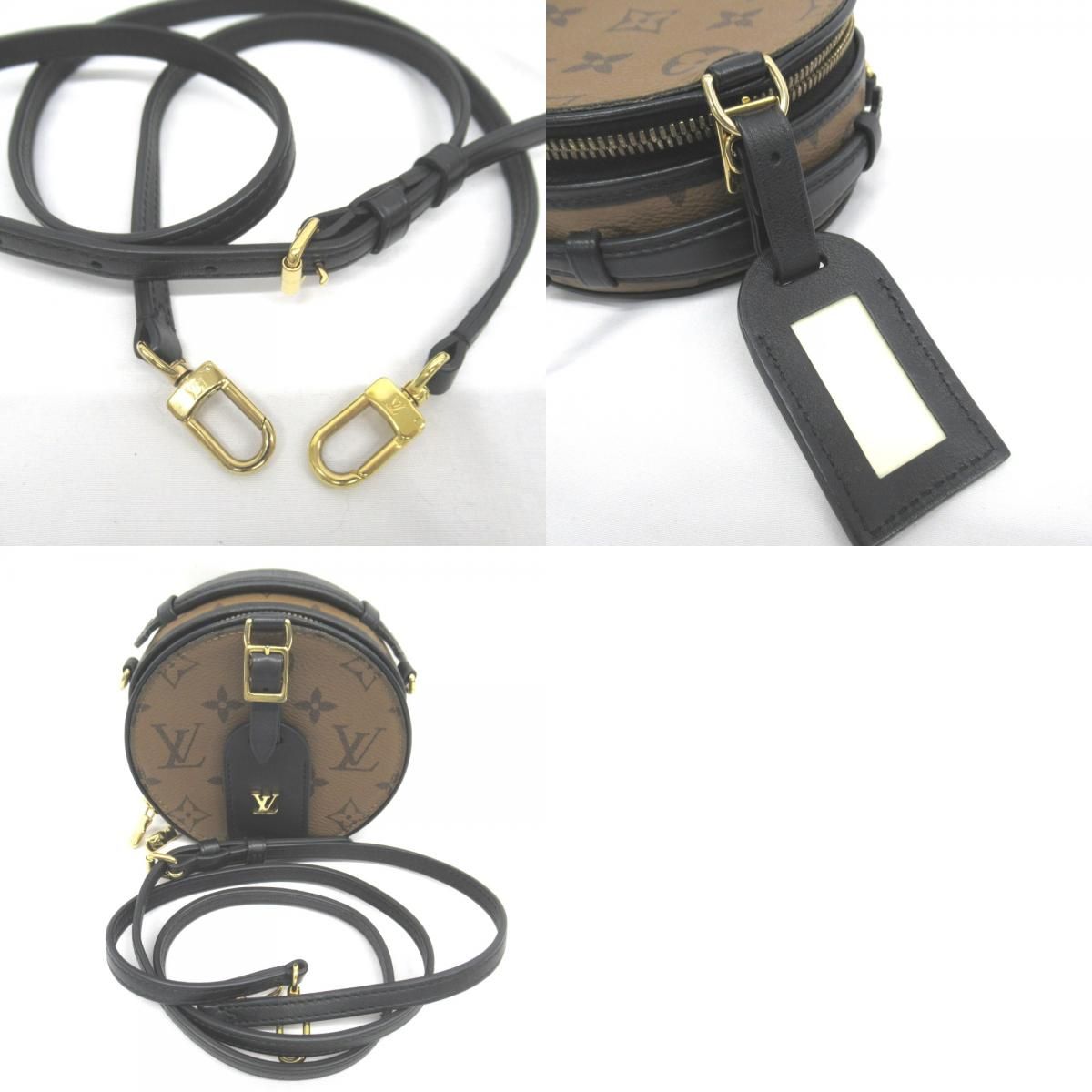 ルイヴィトン M68276 ショルダーバッグ ブラウン  LOUIS VUITTON ミニボワットシャポー モノグラムリバース LOUIS VUITTON（ルイ・ヴィトン） ショルダーバッグ M68276 ミニ