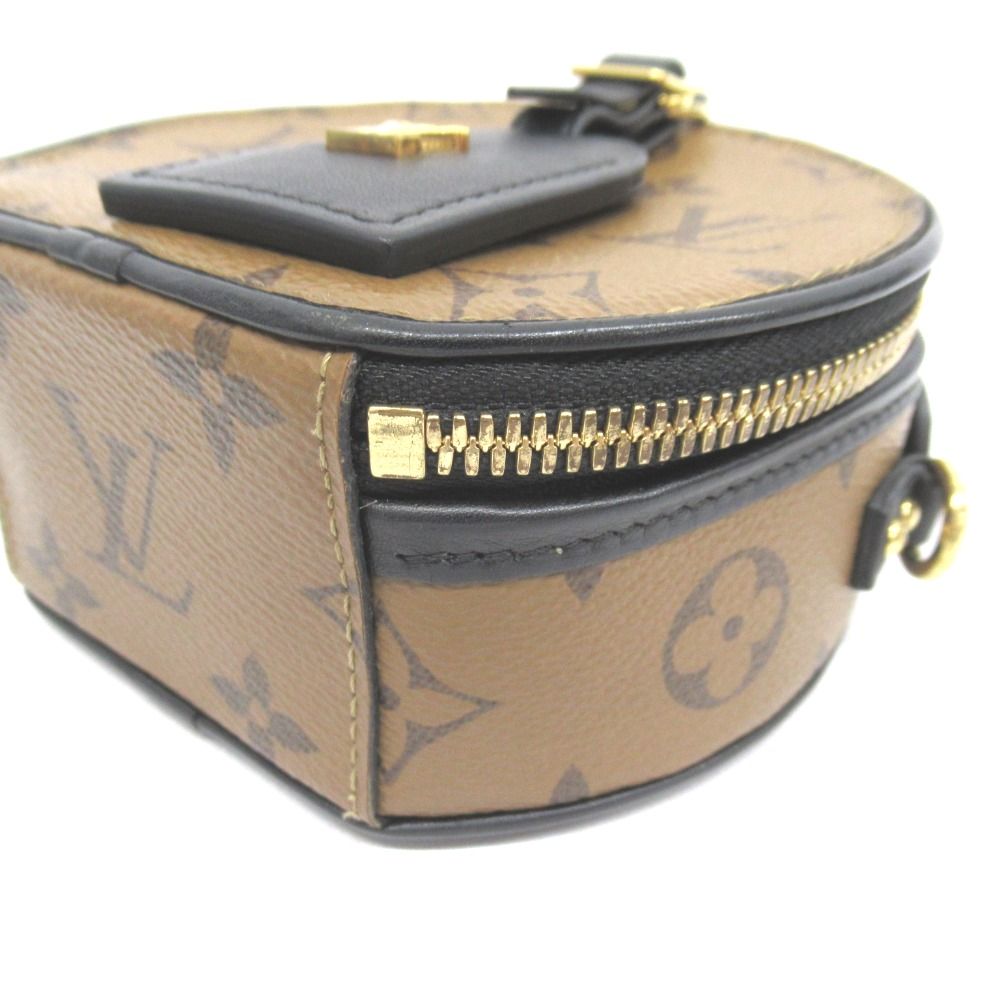 ルイヴィトン M68276 ショルダーバッグ ブラウン  LOUIS VUITTON ミニボワットシャポー モノグラムリバース f14160-5.jpg