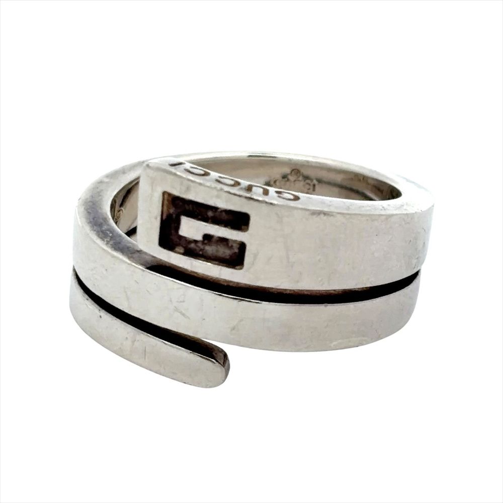 グッチ GUCCI スパイラル スネーク リング 指輪 #16 SV925 11.7g