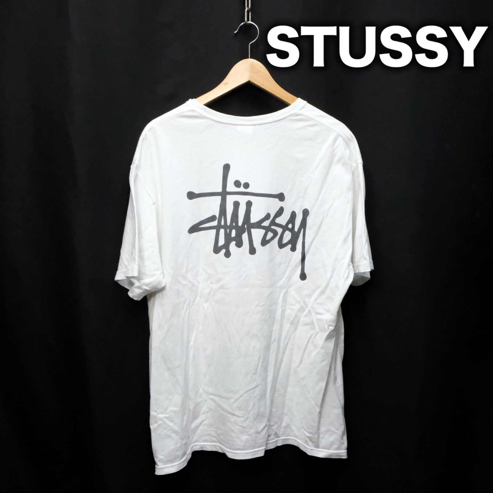 Stussy ショーンフォント バックプリント 半袖Tシャツ Mサイズ