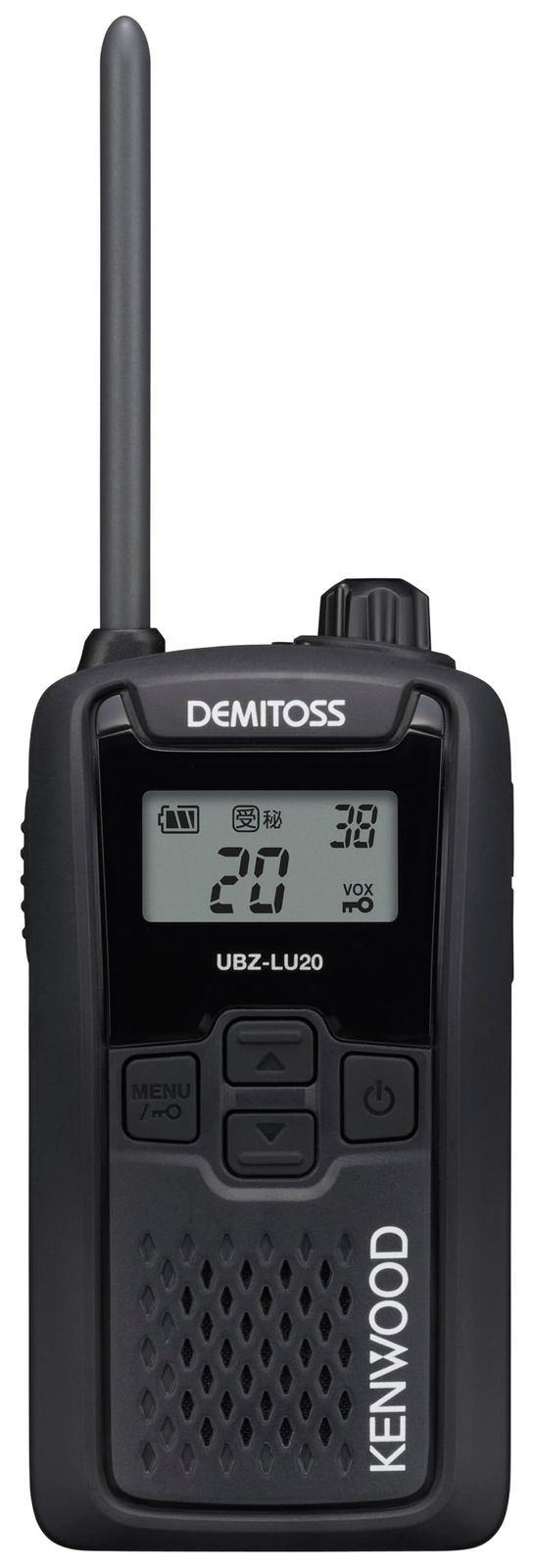 ケンウッド UBZ-LU20B 特定小電力トランシーバー DEMITOSS(デミトス) ブラック(UBZ-LS20B後継機種)