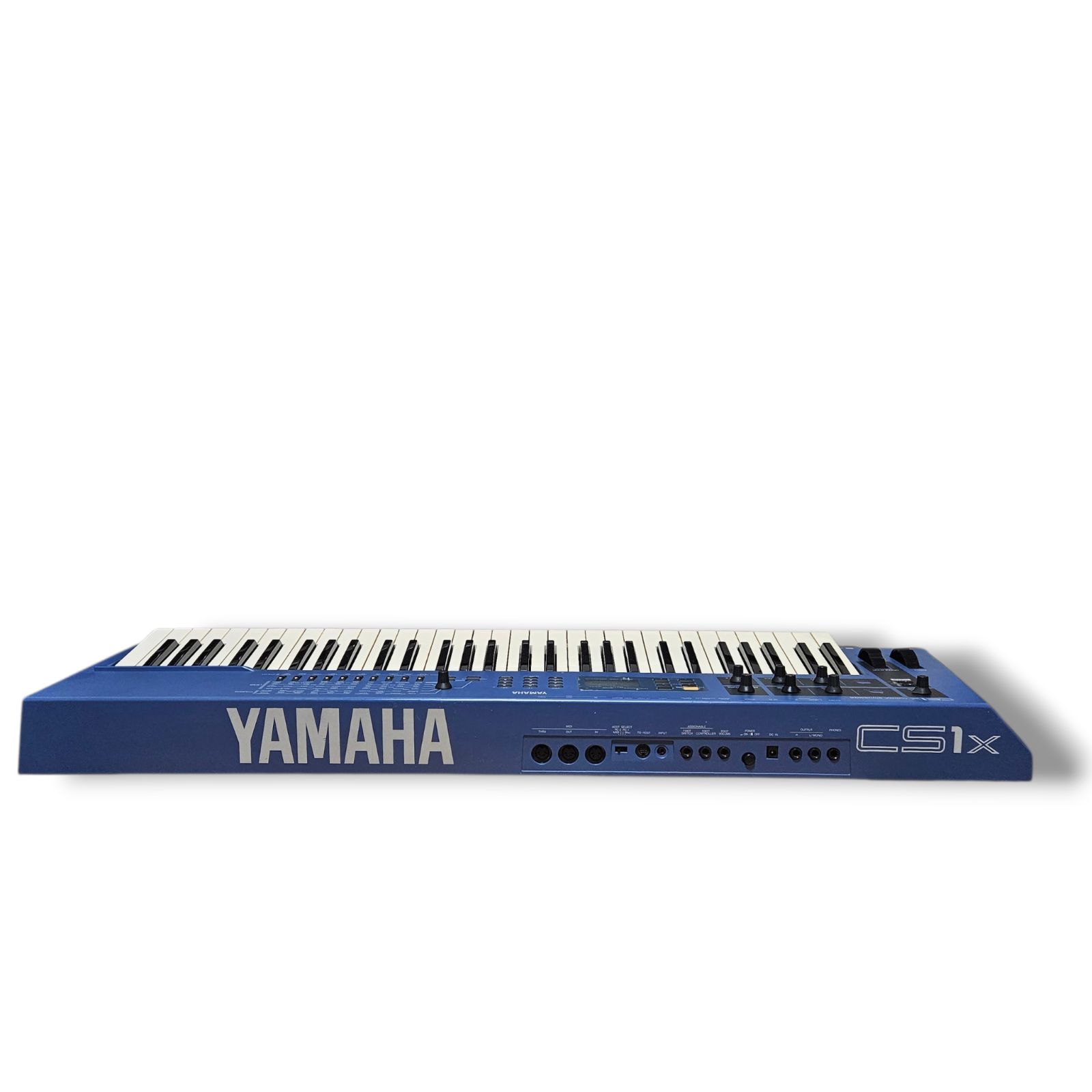YAMAHA ヤマハ シンセサイザー CS1x ブルー キーボード なつかし楽器道場'96年 シンセサイザー「YAMAHA CS1x」- e楽器屋.com