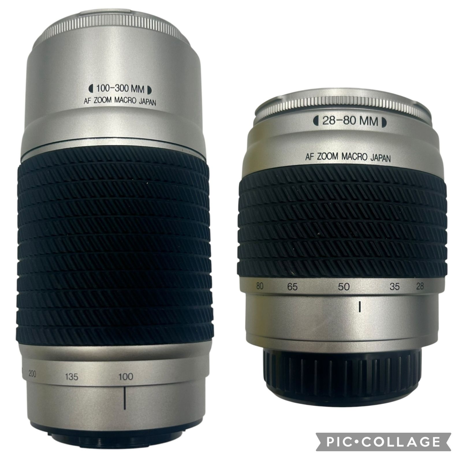 □MINOLTA α-360si フィルム一眼レフ Tokina 28-80mm 100-300mm レンズ 