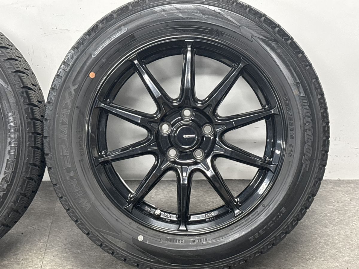 交換用に】G.SPEED G05 16in 6.5J +48 PCD100 ダンロップ ウインター