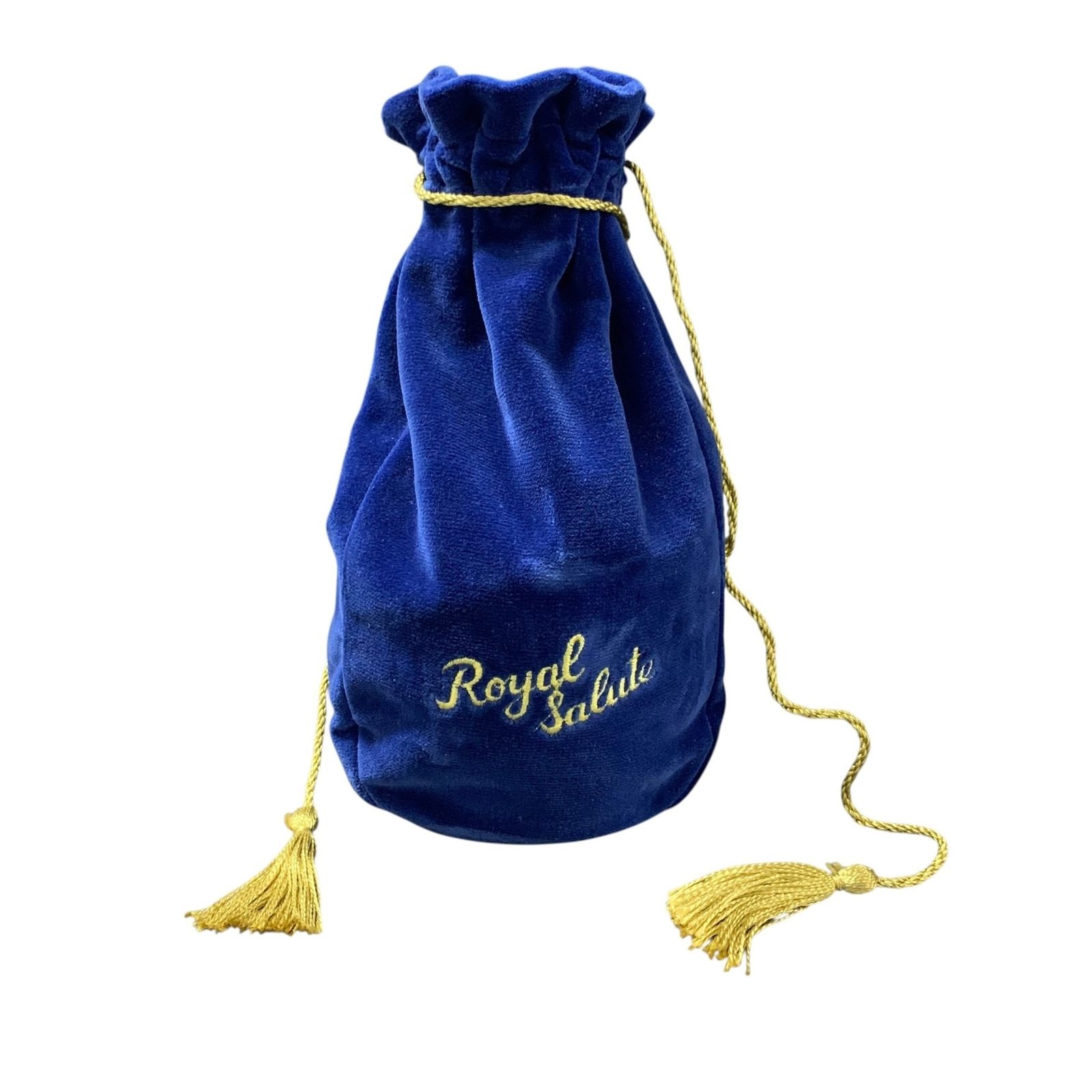 未開封ロイヤルサルート21年　青陶器　巾着付き　スコッチ　古酒 箱入り ロイヤルサルート ROYAL SALUTE 21年 ウイスキー スコッチ 巾着袋 箱