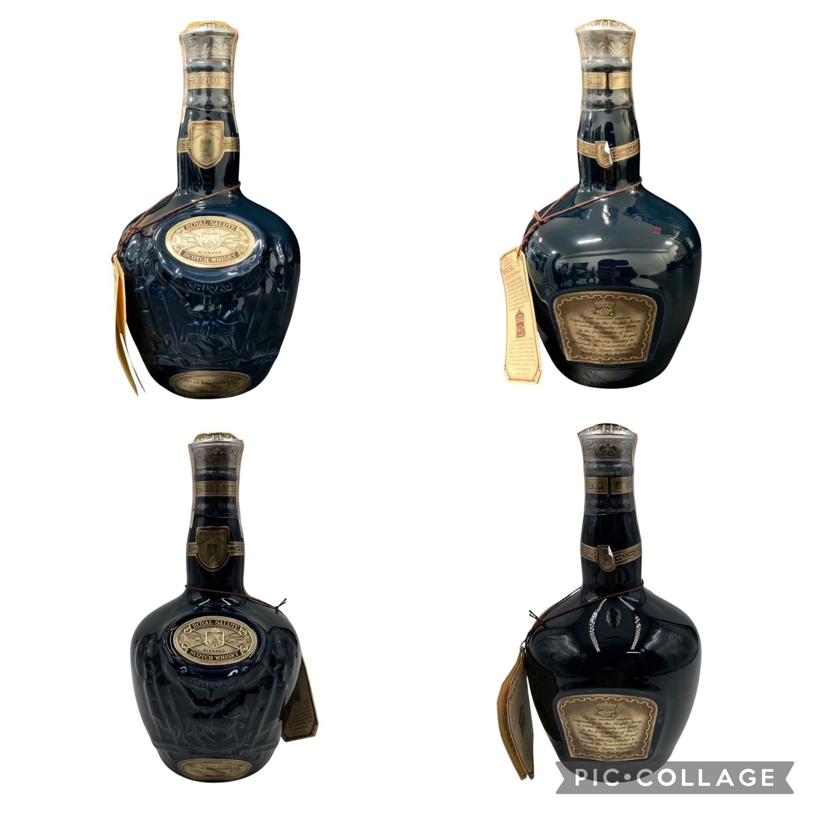 Chivas  Salute 21年 スコッチウイスキー巾着付き □Chivas Royal Salute 21年 ロイヤルサルート スコッチウイスキー