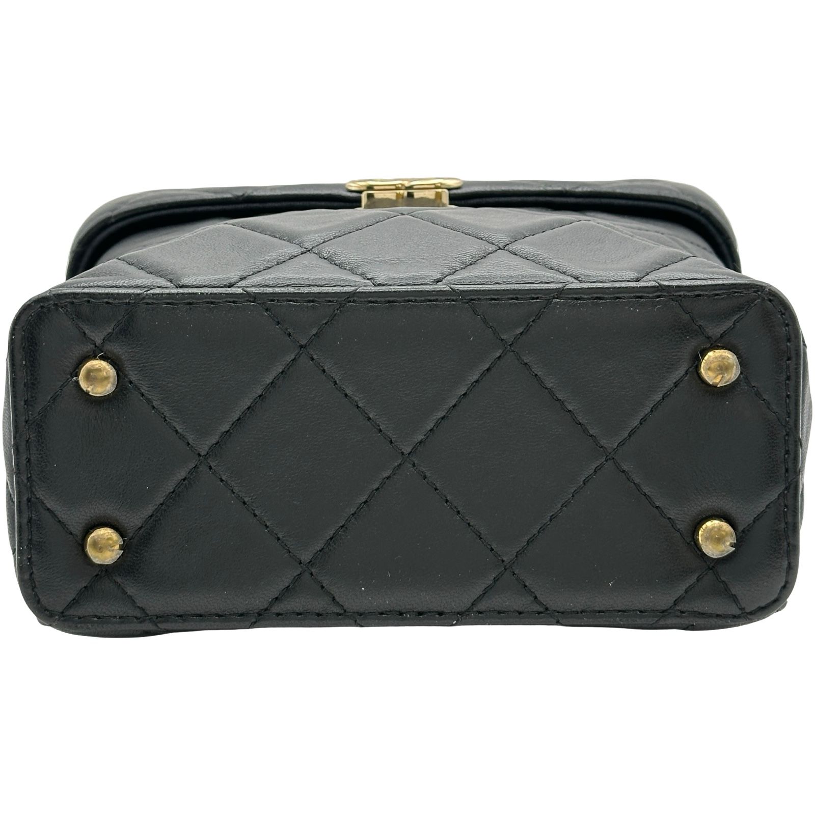 シャネル AS2877 ショルダーバッグ シャネル CHANEL スモールボックスバッグ AS2877 ブラック/ゴールド