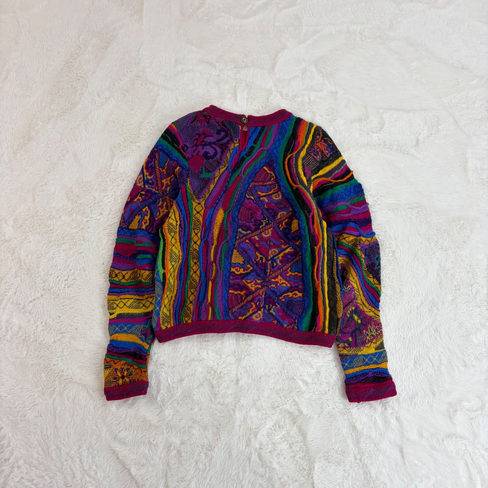 オーストラリア製 Vintage COOGI Crazy Pattern 3D Design Sweater