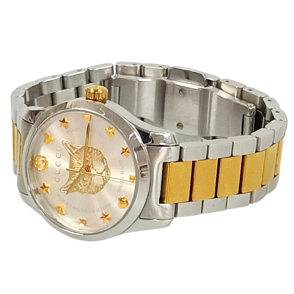 GUCCI グッチ 126.5 Gタイムレス キャット クォーツ レディース 腕時計