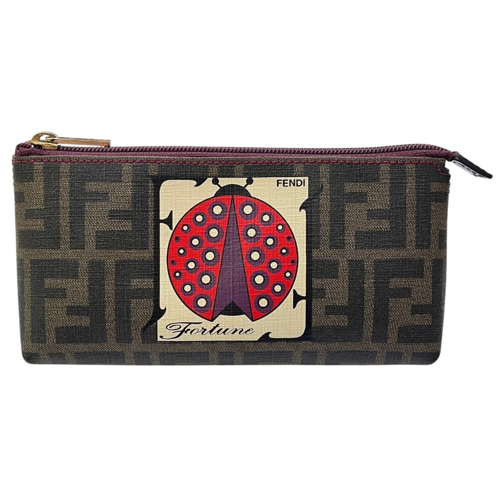 古いFENDIのポーチ【激カワ】 FENDI フェンディ ズッカ ポーチ