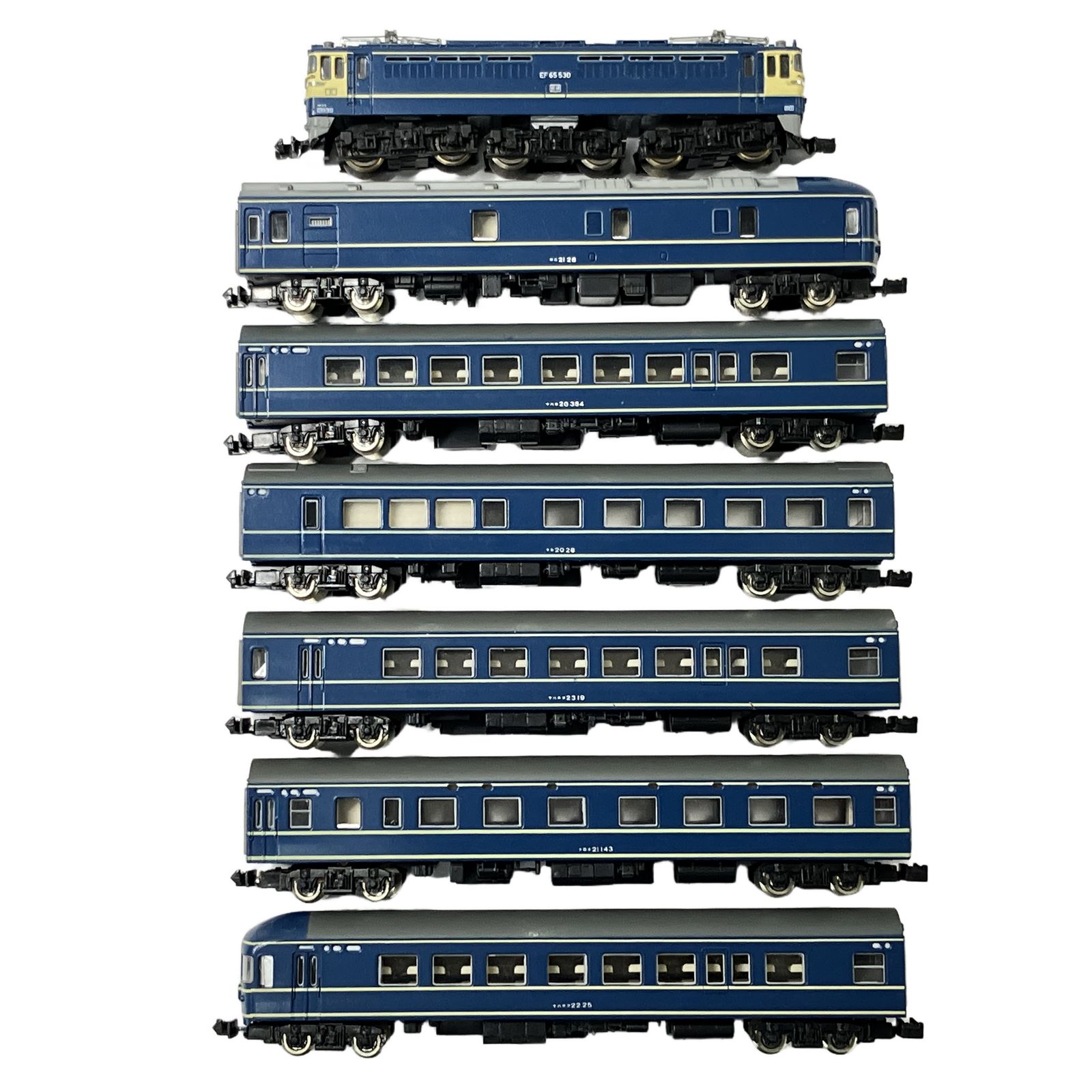 東京マルイ PROZ EF65-500 20系寝台客車 7両セット Zゲージ 鉄道模型