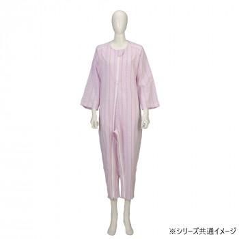 竹虎　ソフトケアねまき両開きファスナー薄手　ピンク　105883・M