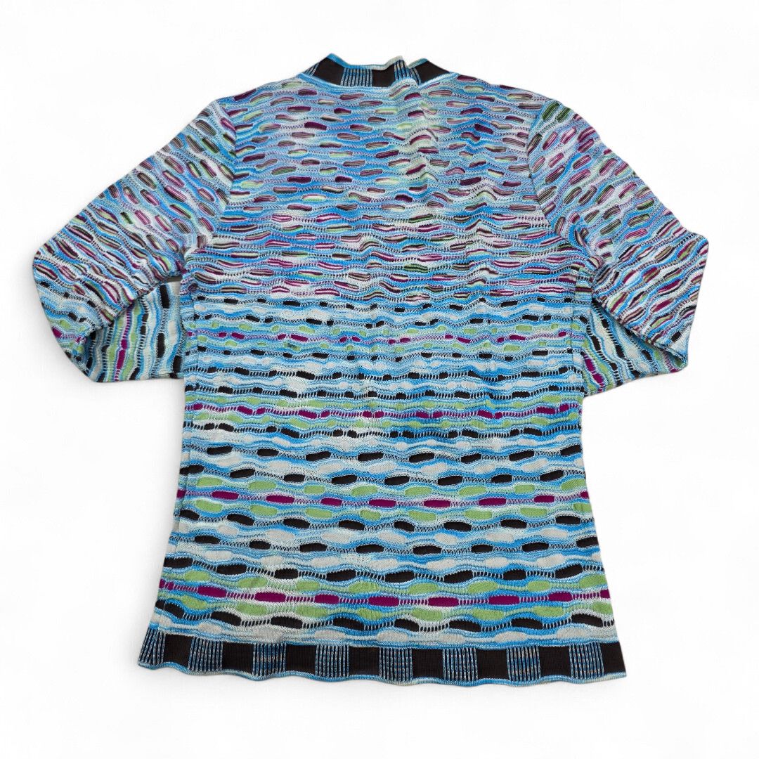 MISSONI ミッソーニ カーディガン 総柄 透かし編み Vネック イタリア製