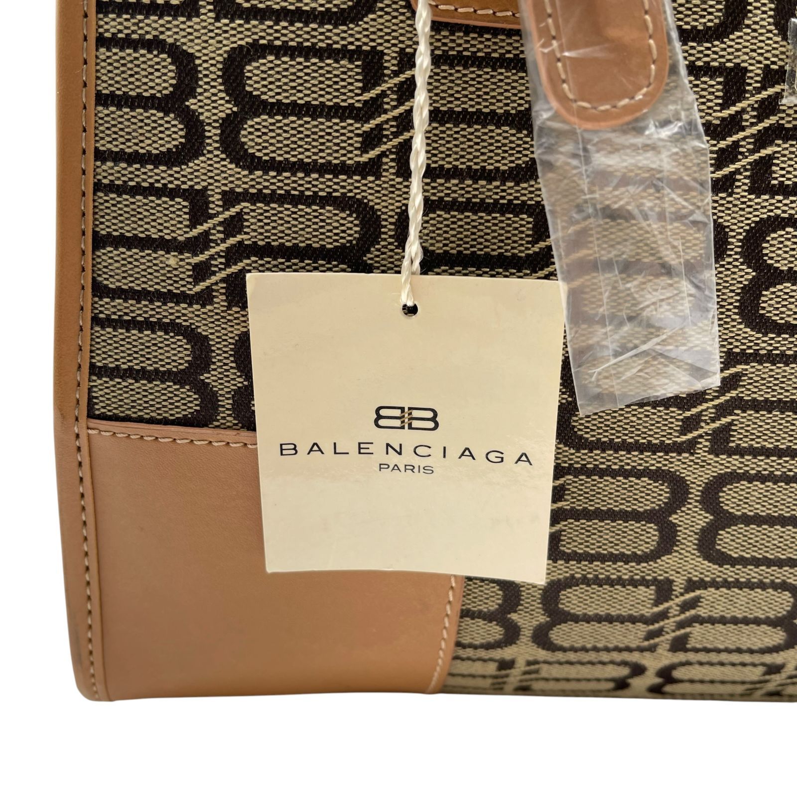 タグ付き 美品 BALENCIAGA バレンシアガ BBロゴ ハンドバッグ トート 