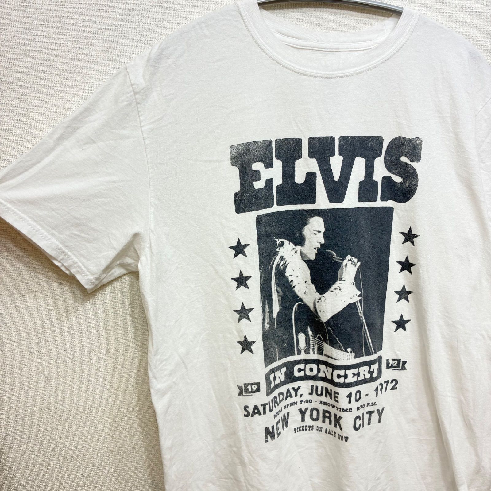 エルヴィスプレスリー tシャツ 両面 ヴィンテージ ラスベガス 黒 