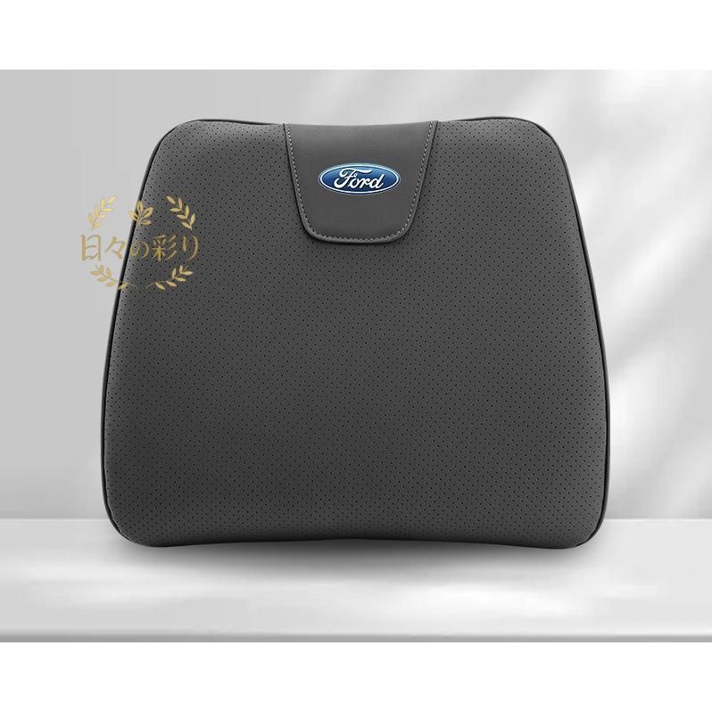 フォード Ford 革製クッション 新品】フォード FORDブラックシートクッション 車用 シートカバー