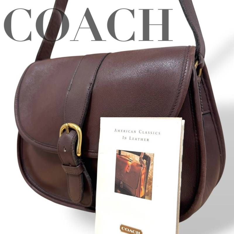希少☆COACH コーチ☆オールドコーチ ショルダーバッグ 斜め掛け 