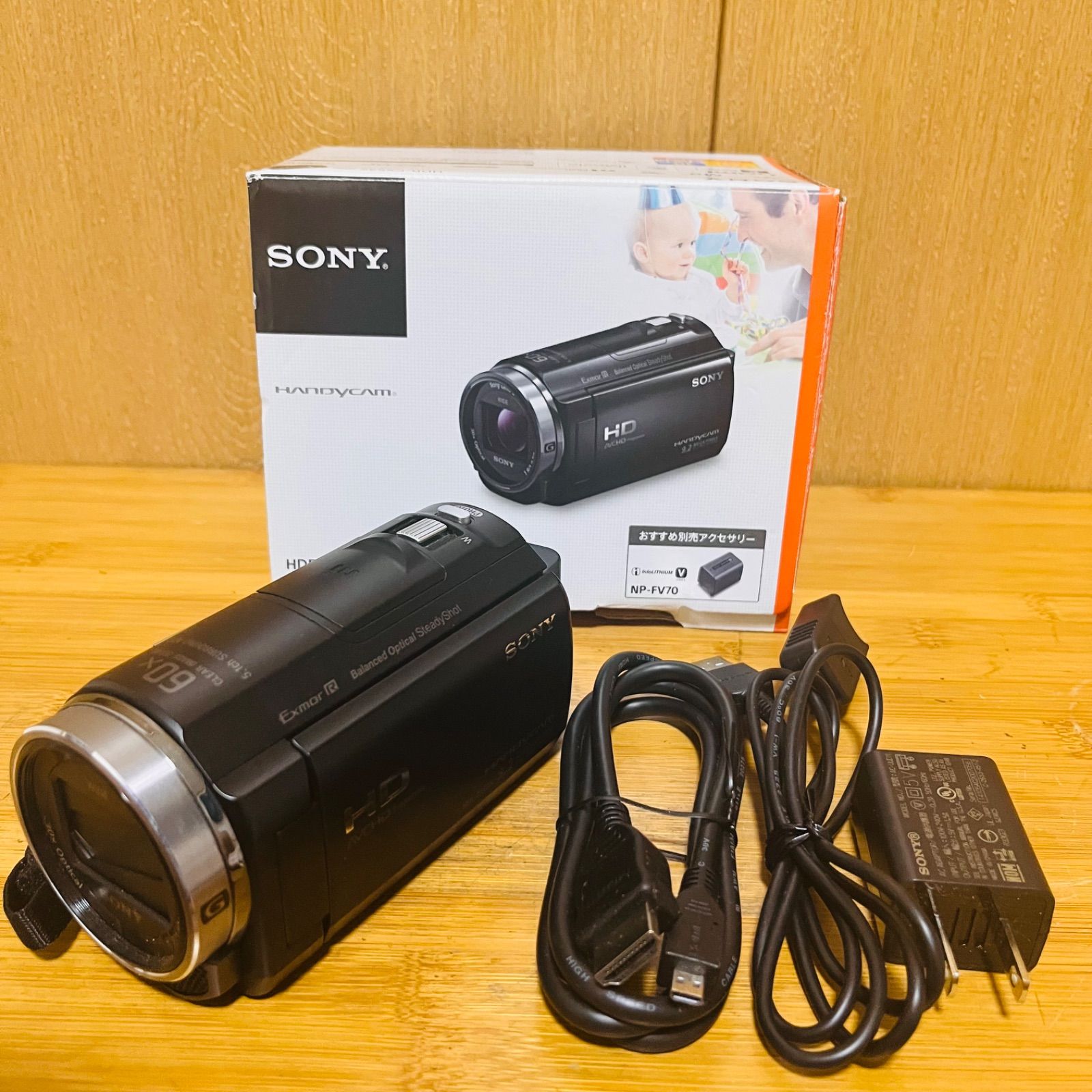 SONY HDR-CX535 ビデオカメラ 美品 - メルカリ