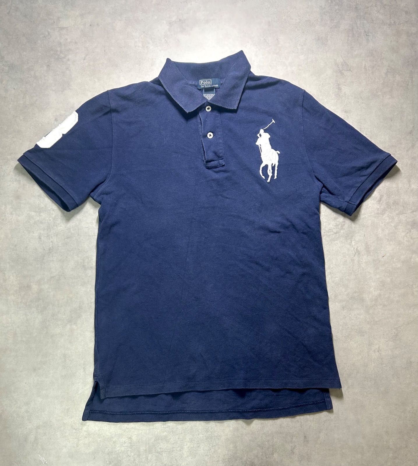 【新品】ポロラルフローレンポニー半袖ポロシャツ鹿の子紺ネイビーM/US:S POLO RALPH LAUREN（ポロ・ラルフローレン） ポロ ラルフローレン