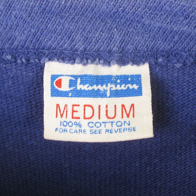 ビンテージ Champion チャンピオン 70s バータグ Tシャツ MEDIUM 希少 