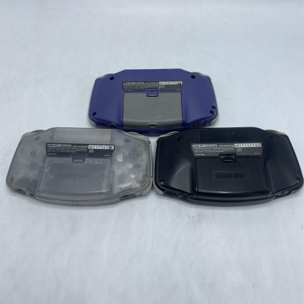 中古】本体）【ジャンク】任天堂/GBA本体3台まとめ 動作未確認[92