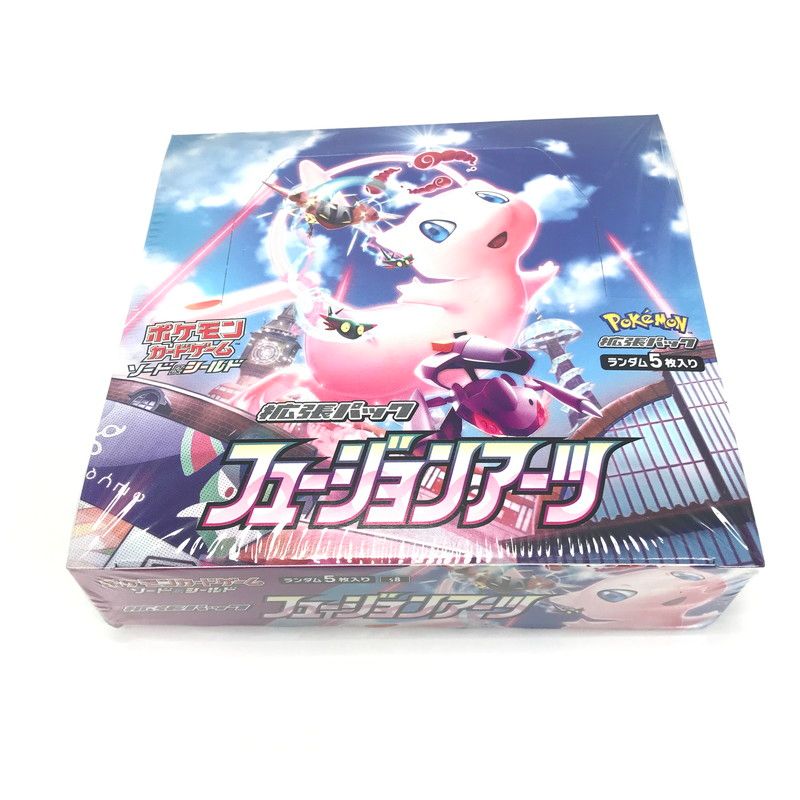 フュージョンアーツ ポケモンカード シュリンク破れあり 中古美品】 ポケモンカード フュージョンアーツ BOX ☆未開封