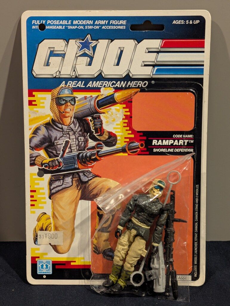 HASBRO FULLY POSEABLE MODERN ARMY FIGURE RAMPART / SHORELINE DEFENDER 3.5インチ