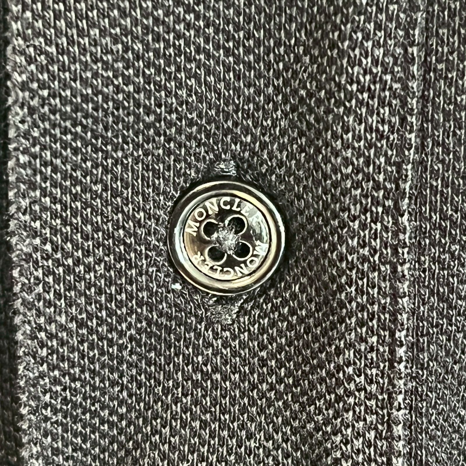 MONCLER モンクレール ポロシャツ 半袖 MAGLIA POLO ビッグロゴ 肩ロゴ