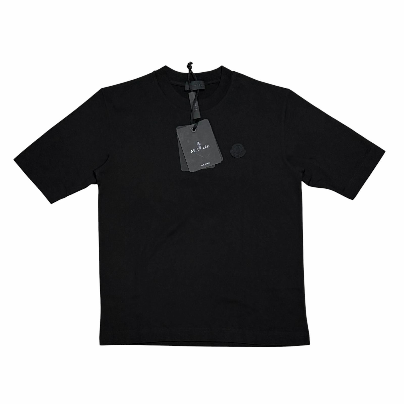 MONCLER/S /ブラック /レディースフロントロゴTシャツ /型番 