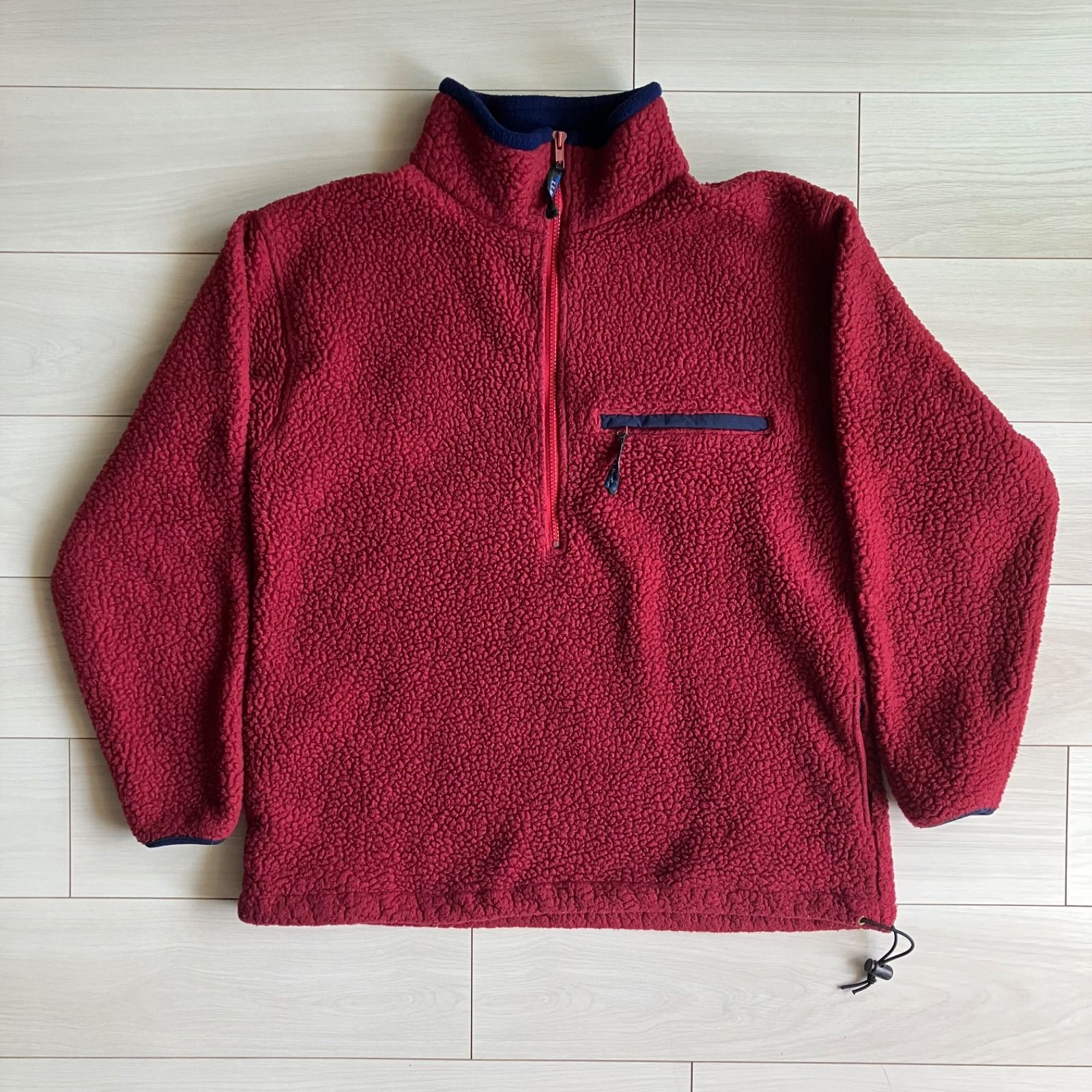 L.L.Bean ハーフジップボアフリース プルオーバー Lサイズ 杉咲花 冬の 