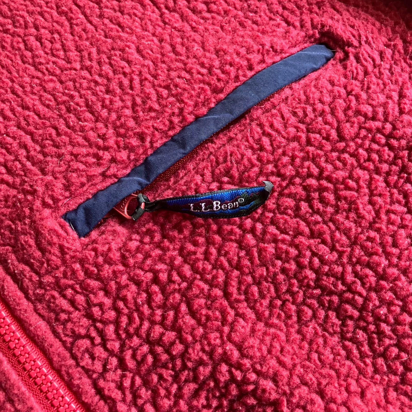 L.L.Bean ハーフジップボアフリース プルオーバー Lサイズ 杉咲花 冬の 