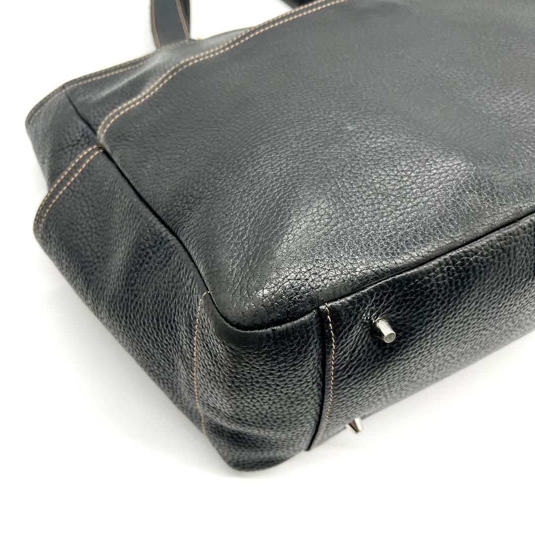 フルラ ビジネスバッグ レザー 手提げ 灰色 A4可 FURLA ビジネスバッグ レザー シボ革 A4可能 トートバッグ 黒 2699